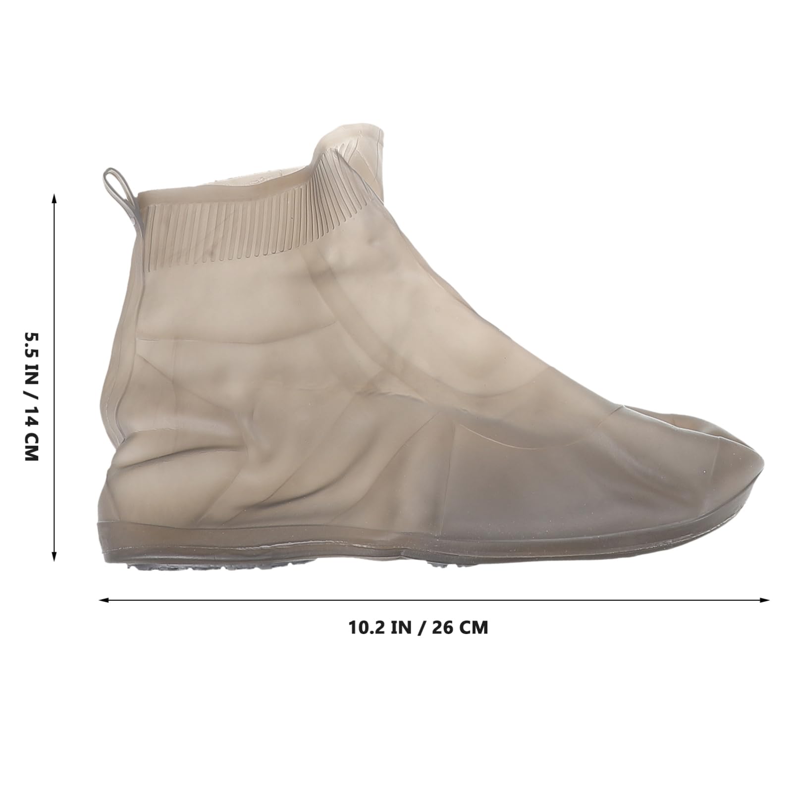 TOGEVAL Waterproof Rain Shoes Covers 2-pack for Men Women Silicone Anti-slip Sole