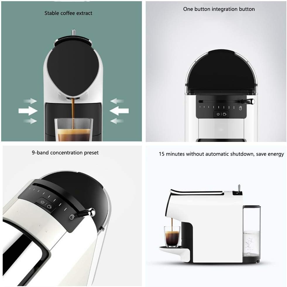 Capsule Coffee Machine Home Automatic Portable Mini Small Coffee Machine(Onecolor)