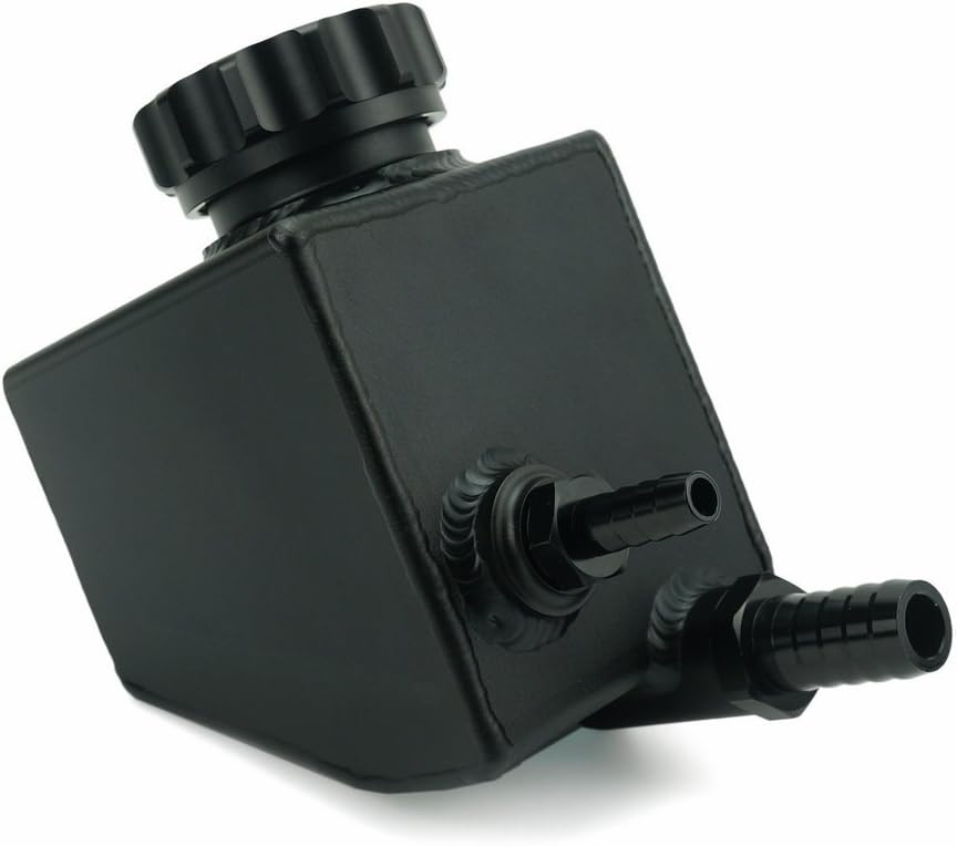 Heinmo Car Alloy Power Steering Tank Reservoir Can For Commodore V6 V8 VT VX VU VY VZ VE LS1 LS2 (black)
