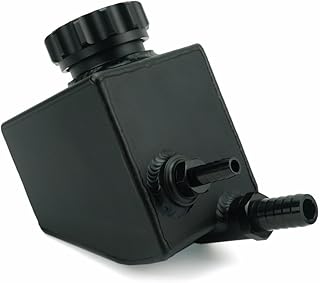 Heinmo Car Alloy Power Steering Tank Reservoir Can For Commodore V6 V8 VT VX VU VY VZ VE LS1 LS2 (black)