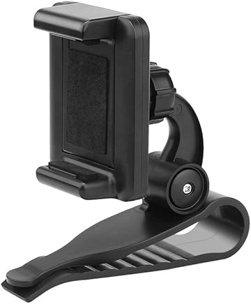 TiooDre Soporte para tel?fono, Soporte Universal para Clip de Soporte para Visera, Soporte Giratorio para Coche, Soporte Giratorio para Coche 360, Negro TiooDre Soporte para tel?fono, Soporte Universal para Clip de Soporte para Visera, Soporte Giratorio para Coche, Soporte Giratorio para Coche 360, Negro