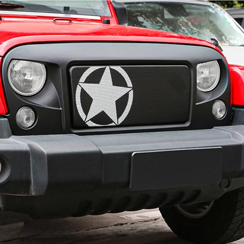 Image of SUNPIE Front Grilles Assembly Replacement Compatible with Jeep Wrangler JK
