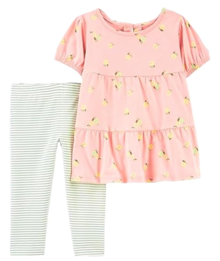Carter's Conjunto de leggings de corazón de 2 piezas para niña
