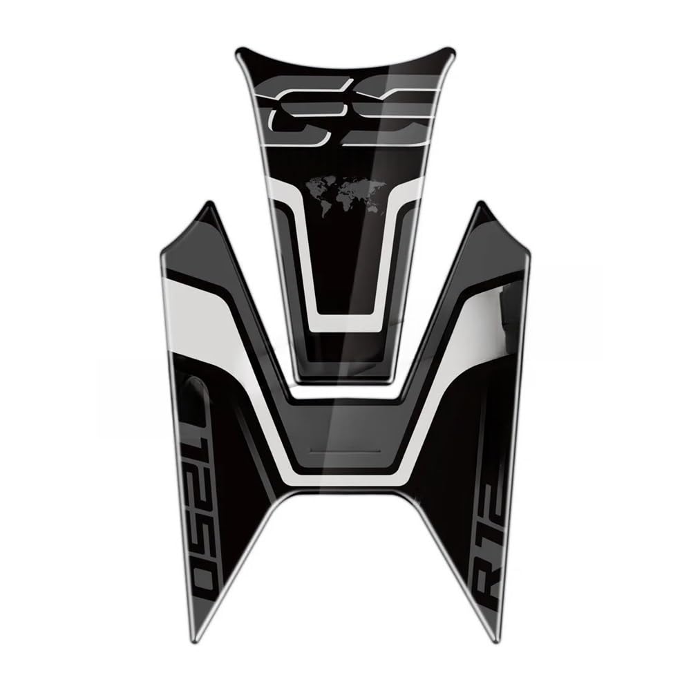 Rlqybiukt Tank Pad 001 Tank Pads For R1250gs R1250 Gs 2018-2023 40 Years Triple Black Motorcycle Fuel Tank Pad Stickers Protection Decals Accessories