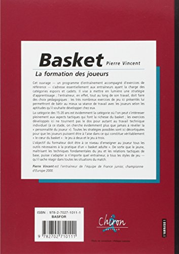 Basket : La formation des joueurs – vue 2