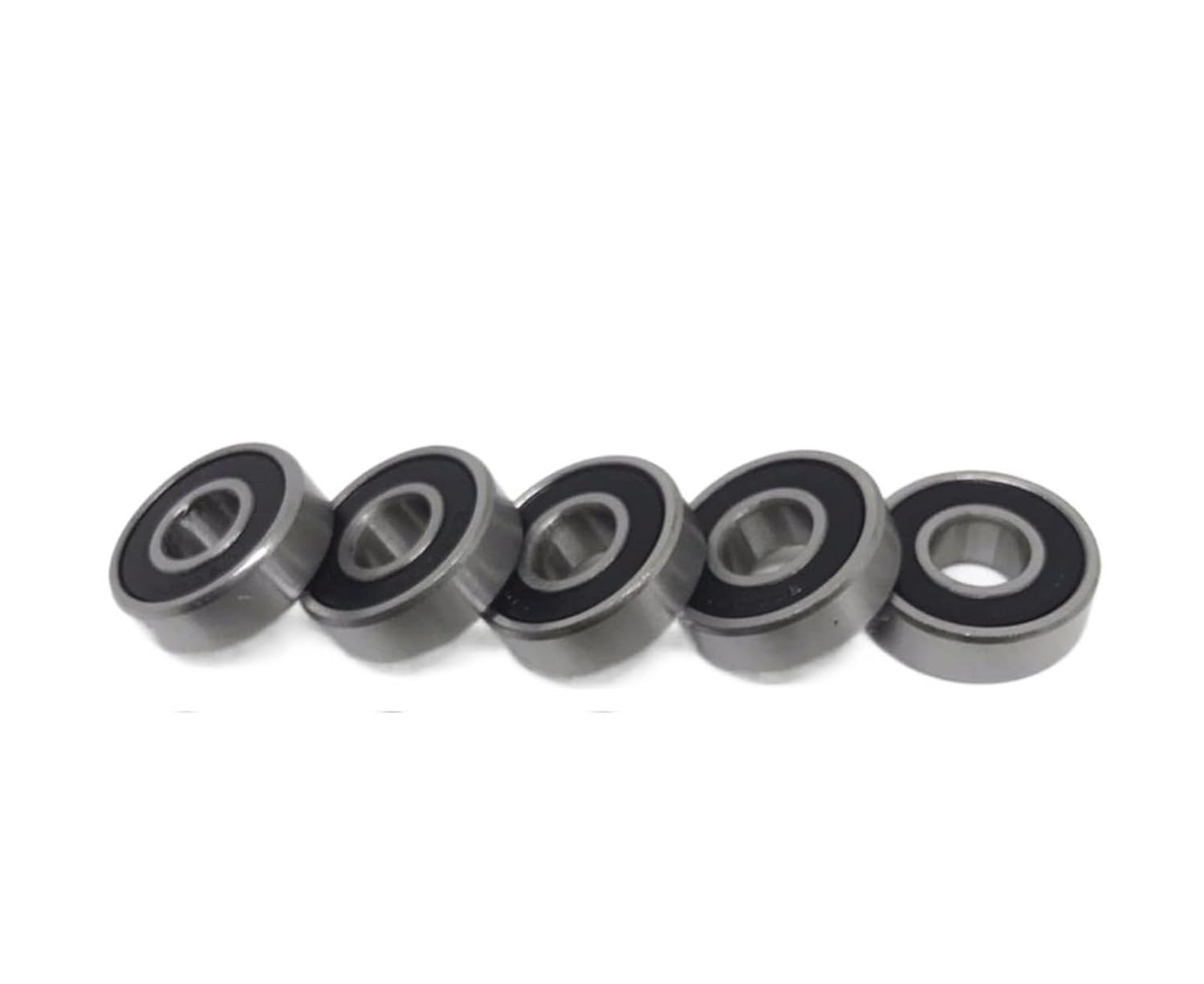 Miniature Double Sided Sealed Bearings 2pcs 6203-2RS 17x40x12mm Deep Groove Ball Bearing