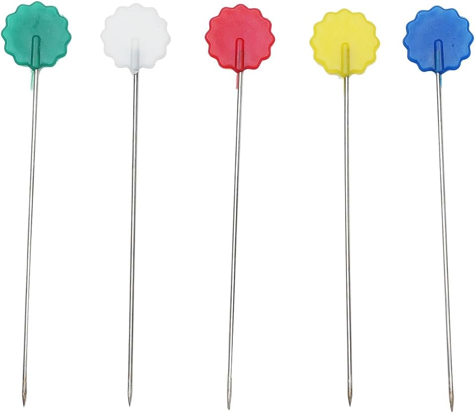 1 Box 2.1 Inch Long, 3/8 Inch Wide Hand Sewing Patchwork Fixing Needles Flower Position Needles