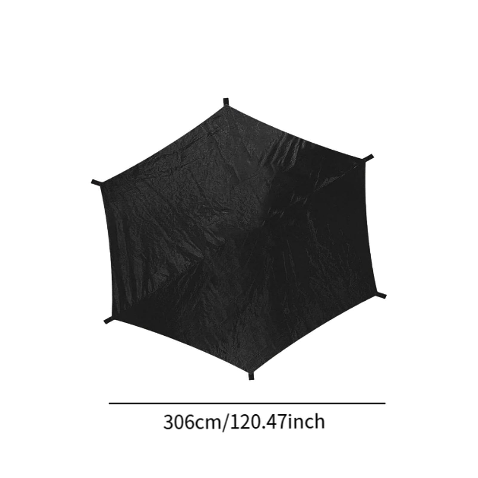 QSTDGVPW 10ft Trampoline Top Cover, Outdoor Trampoline Canopy, Trampoline Awning for Outdoor Sports