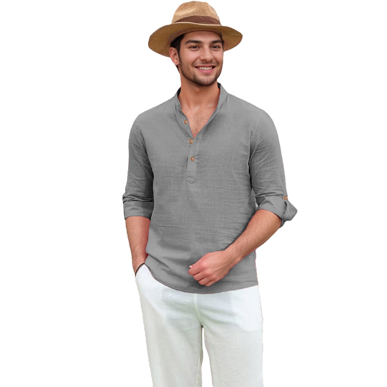 vida loca Slim Fit Short Kurta for Men and Boys.(KRT_BTN07, Navy Blue)-picture-20