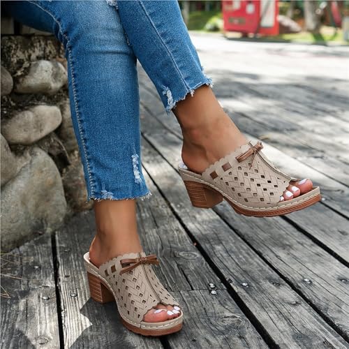 Graddi Archrelief Sandals, Arched Hollow Orthopedic Platform Chunky Heels Sandals, Wide Orthopedic Sandal for Women3