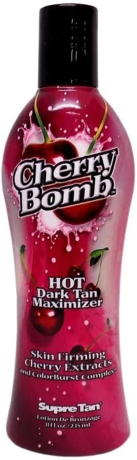Supre Cherry Bomb Red Hot Dark Accelerator Tanning Lotion 8 oz.