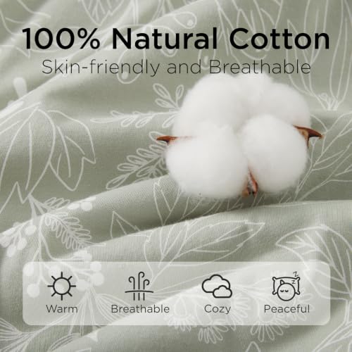 Image of Duomiaomiao 3.5 TOG Baby Sleep Sack 100% Cotton Winter Long Sleeve Baby Wearable Blanket, Super Warm Quilted Comfy Toddler Sleeping Sack
