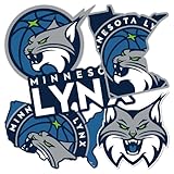 Desert Cactus Minnesota Lynx Sticker WNBA Women's National Basketball Association Officially Licensed Sticker Vinyl Decal Laptop Water Bottle Car Scrapbook (Type 2-2)