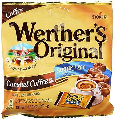 Werther's, Original Hard Candy, Caramel Coffee, Sugar Free, 2.75Oz Bags (Pack Of 4) #TOP1