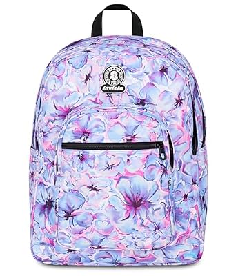 Invicta Zaino DIAL FANTASY, Lilla, Doppio Scomparto, Tasche multifunzione, Per bambini e ragazzi, Scuola e tempo libero