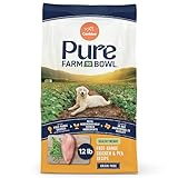 Canidae Pure Farm to Bowl Free-Range Chicken & Pea, Healthy Weight, Grain-Free Dry Dog Food, Adult, 12lb