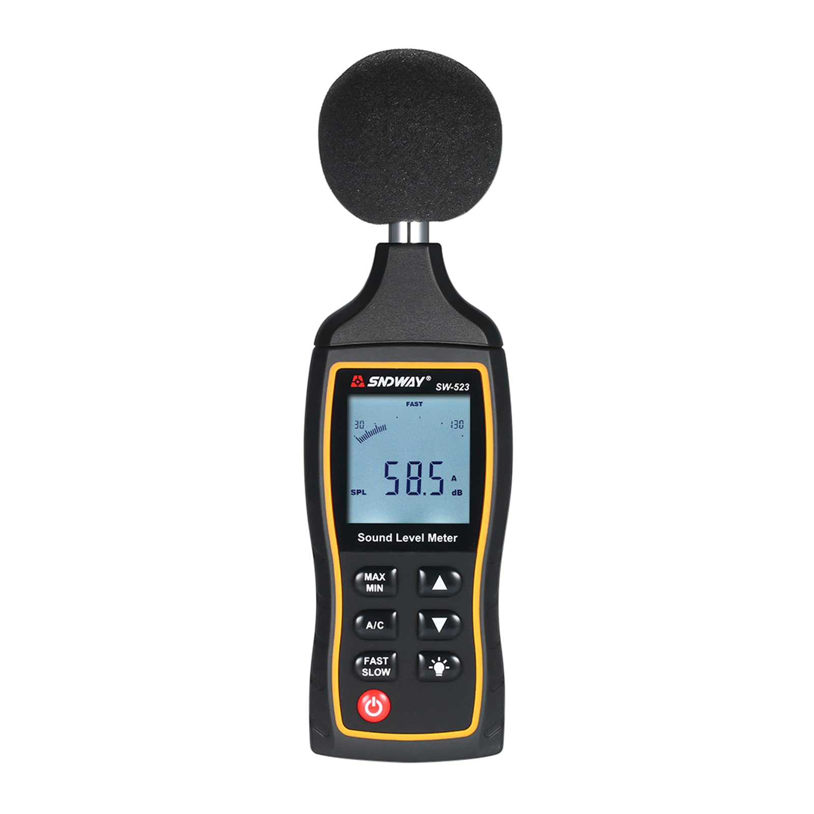 Noisemeter numérique LCD Karlak pour mesure du niveau sonore 30-130 dB
