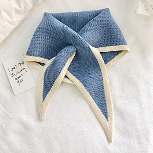 Triangular Scarfs For Women Scarf Women Korean Version Knitted Wool Collar4