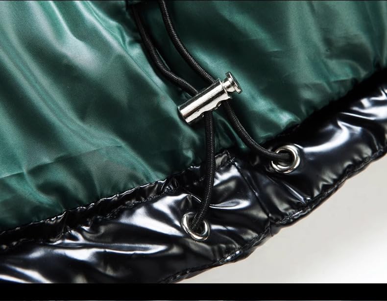 Stylish Men's Detachable Hooded Duck Down Jacket with Creative Strap Design4