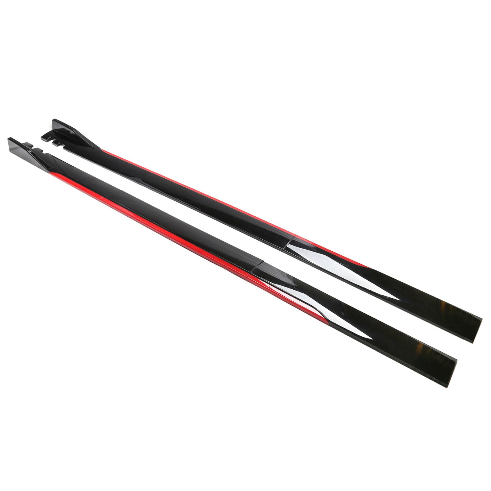 Auto Minigonne Laterali per Renault Clio 2003-2019 2020 2021 2022 2023 2024, Anti Collisione Pedane Laterali Estensioni Gonna Laterale, Accessori Auto,A-Glossy Black