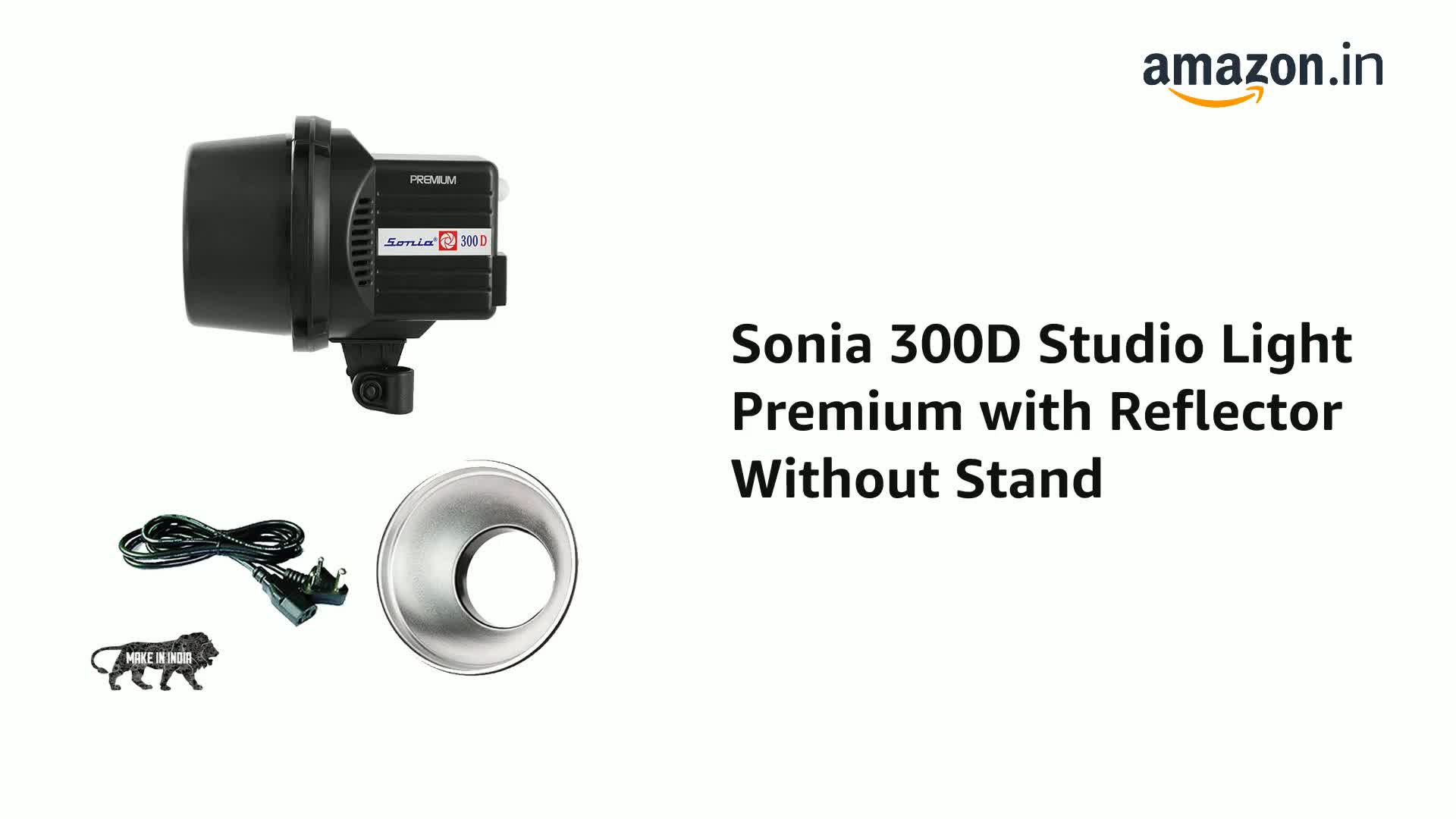 sonia 300d studio flash light