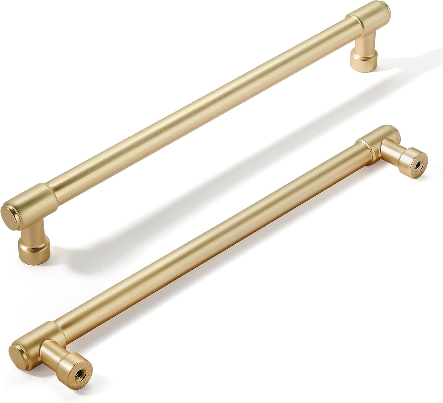 KHTUMEWARE-170259 Polished Gold Cabinet Pulls CTC 7-1/2 in (192 mm) 10-Pack