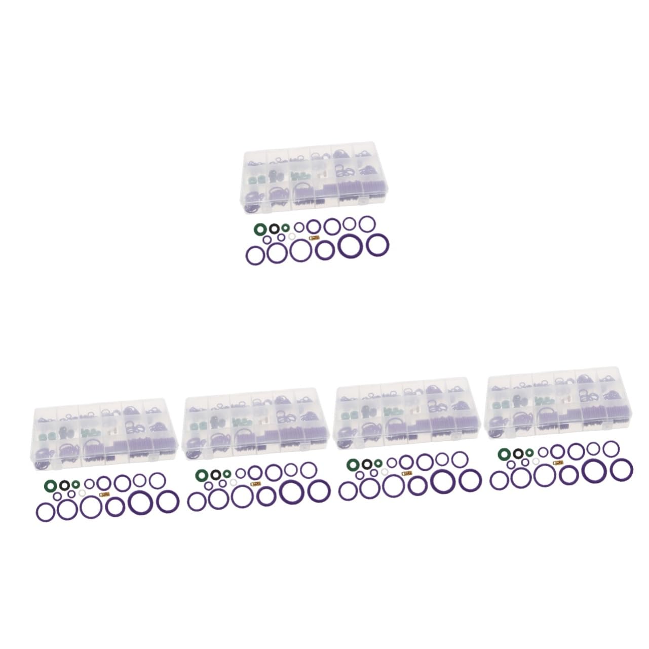 5sets Assorted Rubber Gasket Kit for Car Air Versatile Sealing for Vehicle Repairs and Maintenance