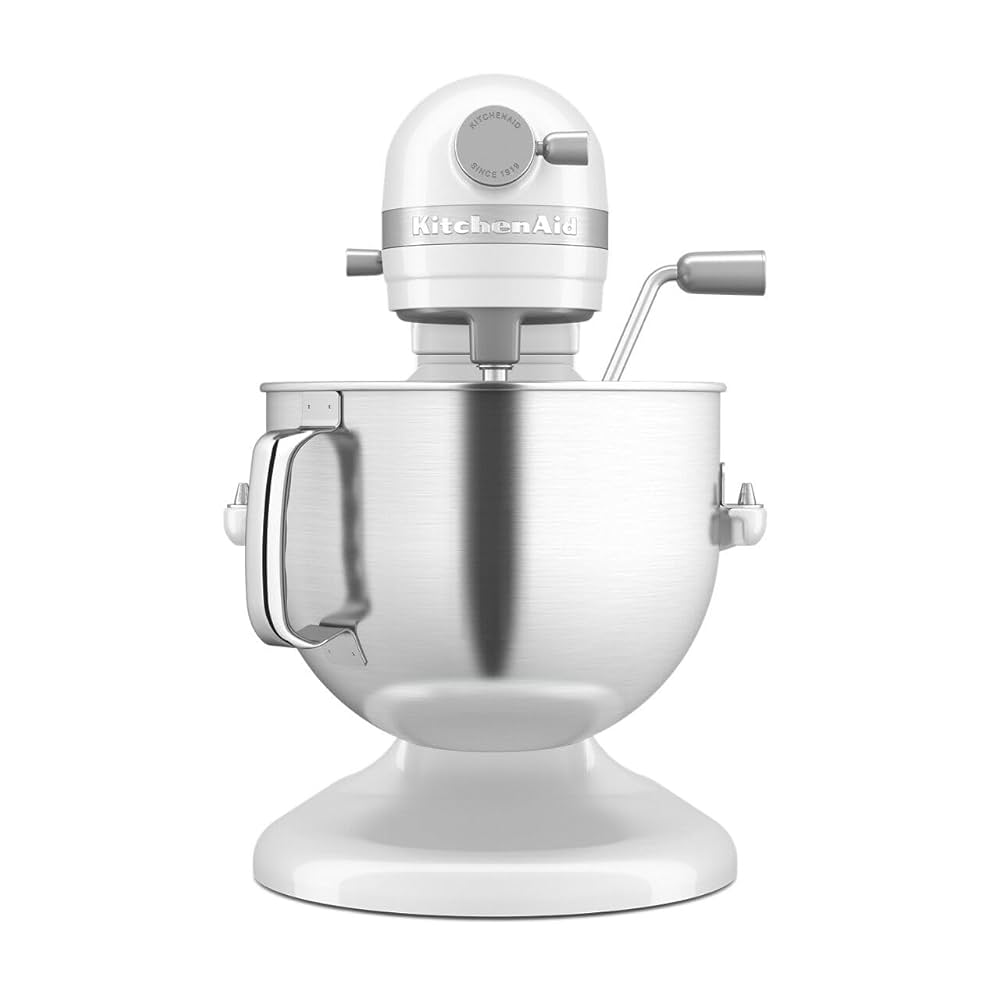KitchenAid ホワイト KitchenAid 7 Quart Bowl-Lift Stand Mixer with Powerful Mixing