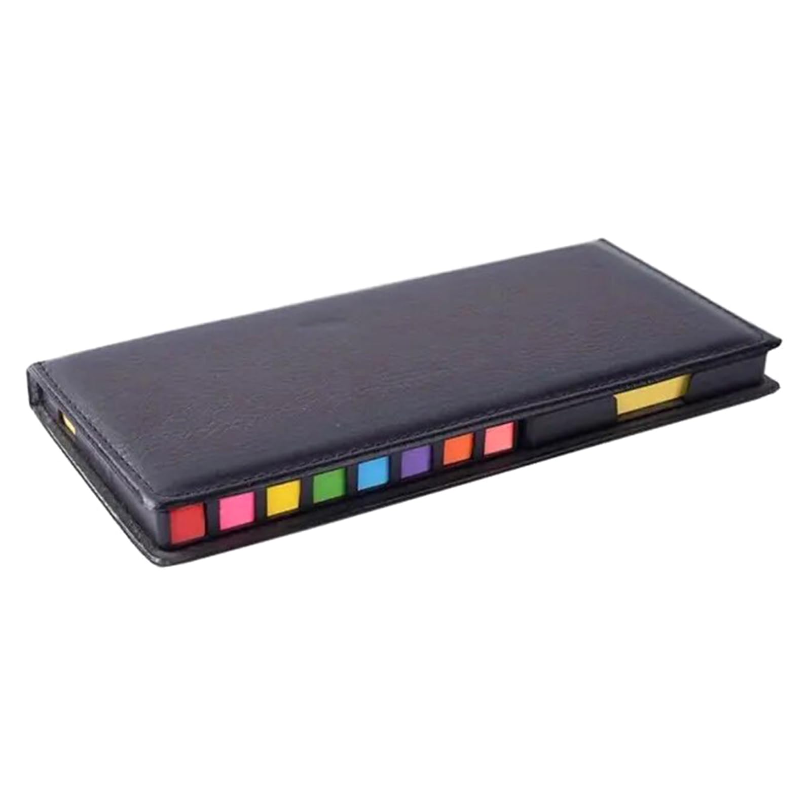 Jazuaiao Practical Sticky Notes Collection with Calendar Feature in PU Packaging Gluey Record Set