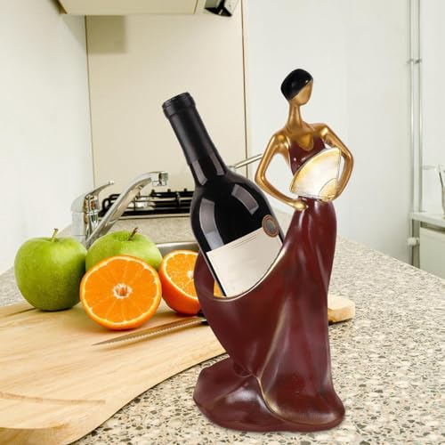 Présentoir à Bouteilles de Vin Idée Cadeau Originale Statue en Résine