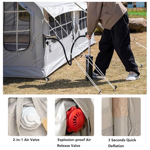 Carpa inflable 4 estaciones para 6-8 personas miniatura 3