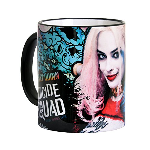 Bild: Elbenwald Suicide Squad Tasse Harley Quinn Lovely Girl Rundumdruck 320 ml Keramik blau f�r 13,45 EUR (-26%) statt 79,99 EUR bei amazon.de