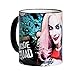 ELBENWALD SUICIDE SQUAD CUAD COUPE HARLEY QUINN JEILLE FILLE TOUCHE PRINT IMPRESSION 320ML Céramique Bleu