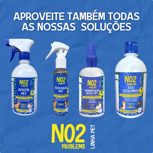 Higienizador Bucal 120mL NO2PROBLEMS Linha Pet Anti Tartaro Acaba Com Bafinho Solução Spray
