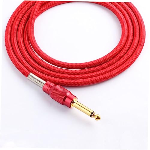 Cable clip cord trenzado profesional y flexible de larga duración para máquina de tatuar roja 3