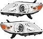 For Toyota Sienna Base/LE/XLE Headlights Lamps Set 2011 2012 2013 2014 2015 2016 2017 2018 2019 Halogen Driver and Passenger Side