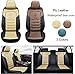 YSHUAI Funda de asiento de coche de piel sintética para asientos de...