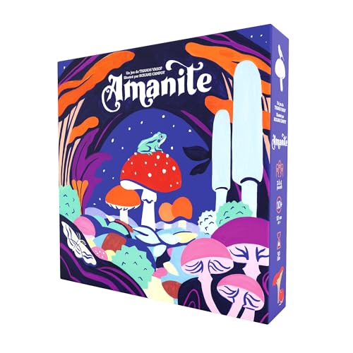 Amanite – Jeu de Société de Déduction et Prise de Risque | 2 à 4 Joueurs | Dès 10 Ans | Parties Rapides et Tactiques | Spiral Éditions