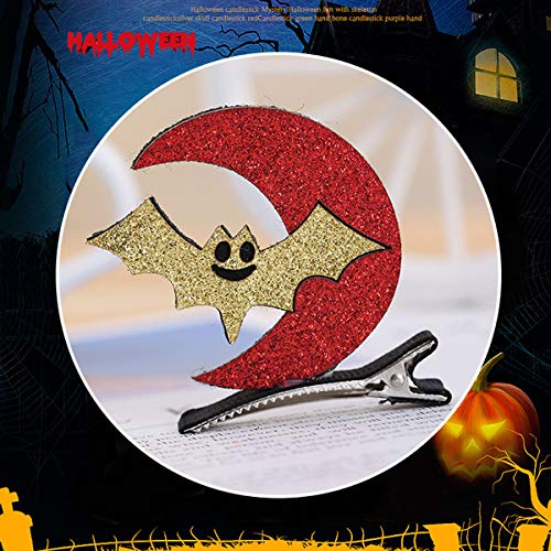 12 Pcs Halloween Hair Clips Bat Pumpkin Ghost Cat Witch Hat Barrettes Girls Alligator Clips Hair Accessories For Halloween Party Supplies #TOP3