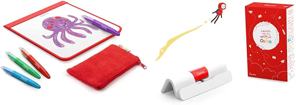 Osmo - Monster Base for iPad - Ages 5-10 - Bring Real-Life Drawings to Life - STEM Toy iPad Base Included - Amazon Exclusive