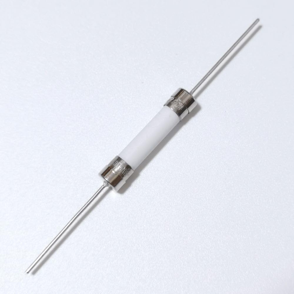 10 PCS Ceramic Axial Lead Fuse 30A250V 6.35x32mm/0.25"x1.26" Time-Lag Slow-Blow 30AMP 250V Time Delay Ceramic Fuses