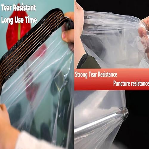 Lona impermeable transparente con ojales resistente para cubierta suelo y exterior 7