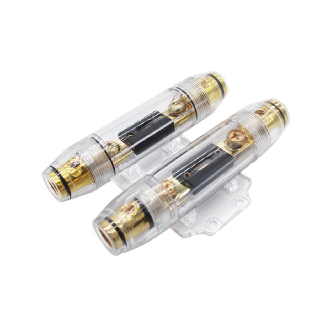 DECHOUS 3pcs Car Stereo Fuse Holder Kit Inline Fuse Holder Material for Longevity