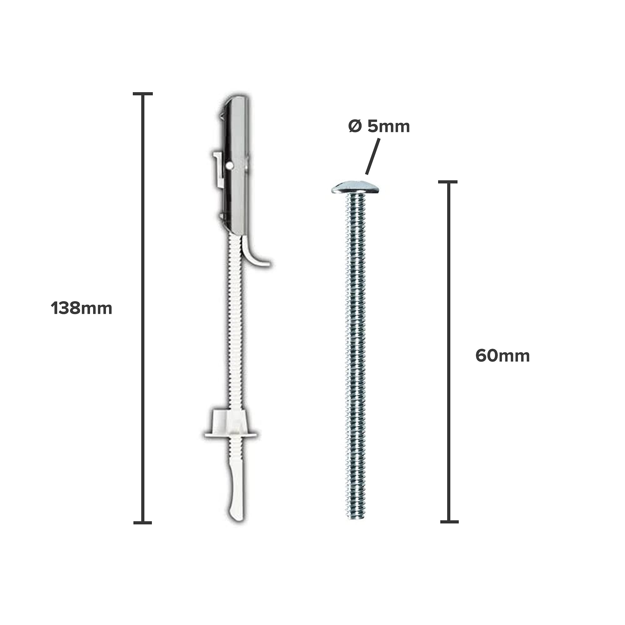 Cobra M5 FlipToggle Universal-Wandbefestigung für Gipskartonplatten
