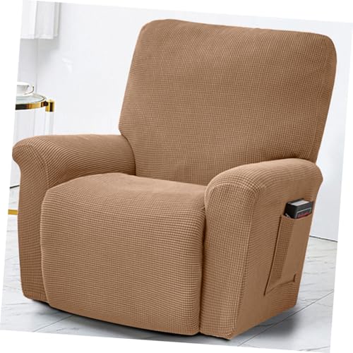 Funda para sillón de masaje elástica camel cubierta completa protector reclinable hogar 8