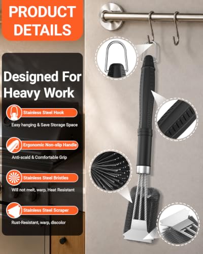 Grill Brush and Scraper - image 2