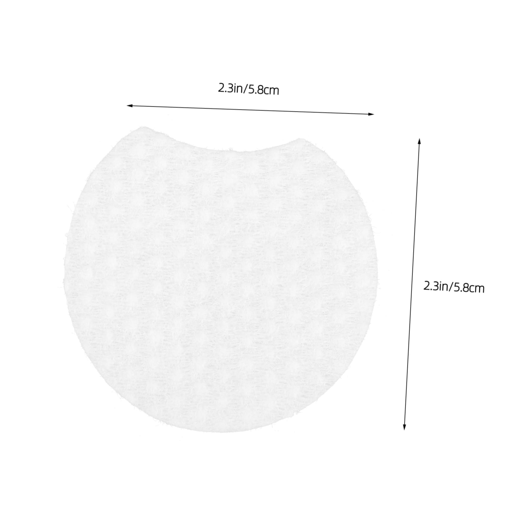 Beatifufu Makeup Removal Pads 900pcs Face Makeup Cleansing Rounds Non-Woven Gentle Exfoliating