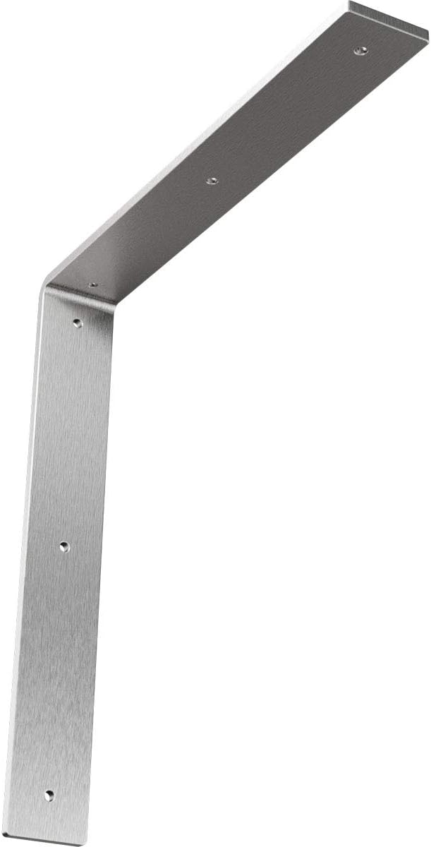 Ekena BKTM02X14X14HASS 2-Inch Width x 14-Inch Depth x 14-Inch Height Hamilton Bracket - Stainless Steel