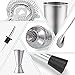 HeiDD 14-Piece Cocktail Shaker Set with Stand : Bartender Kit | Perfect Bar Set/Cocktail Set for Home with All Essential Bar Tools | Bartender Set