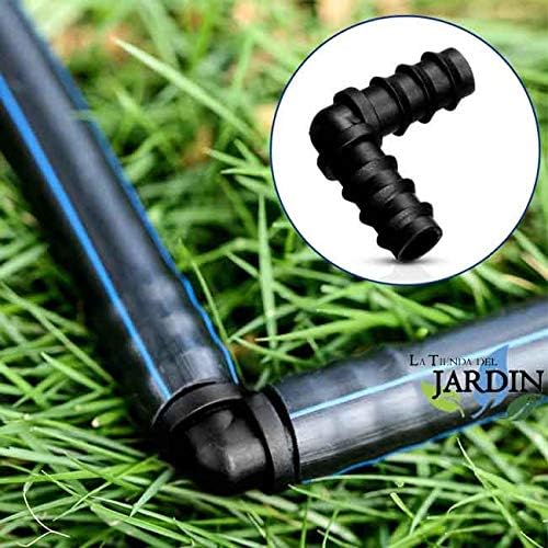 URATOT Kit De 40 Raccords D'irrigation Goutte à Goutte – Ensemble De Tubes De 1,27 Cm, 10 Tés, 10 Raccords, 10 Coudes, 10 Bouchons D'extrémité – Connecteurs Barbelés Pour Systèmes D'arrosage Goutte